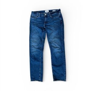Women’s Frame Denim Dark Blue Boyfriend Jeans Size: 25
